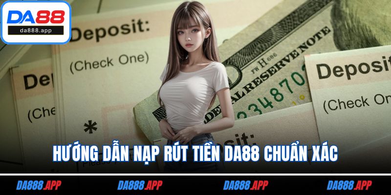 Hướng dẫn nạp rút tiền DA88 chuẩn xác